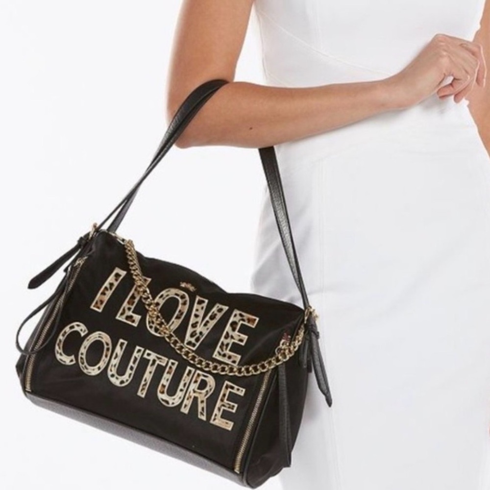 👑✅PRICE FIRM✅ Juicy Couture “I Love Couture” Nylon Shoulder Bag. Brand New! - Picture 14 of 16
